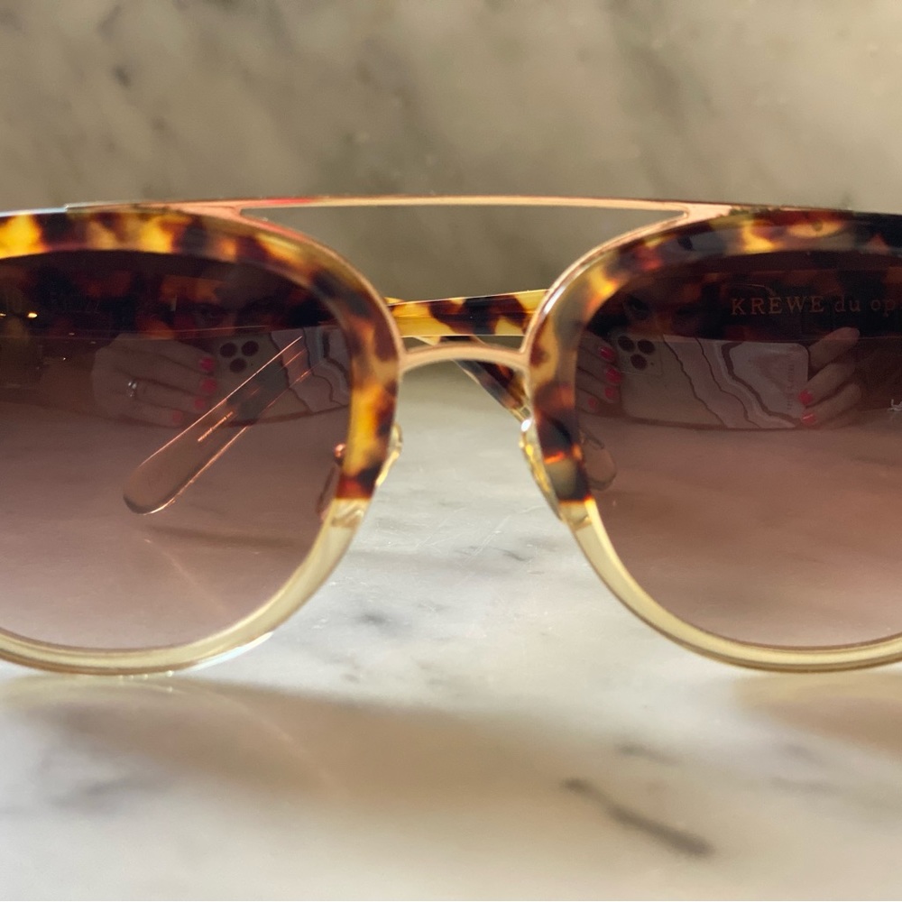 COPY - KREWE Cl-10 tortoise sunnies